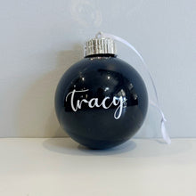Load image into Gallery viewer, Customised glitter bauble