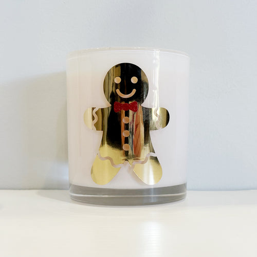 *Limited Edition* Gold Gingerbread Man Large Candle