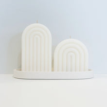 Load image into Gallery viewer, Rainbow Pillar Candle Duo