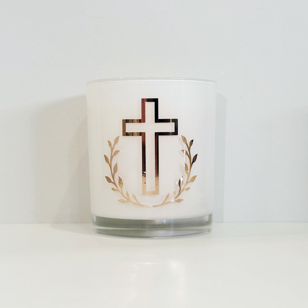 Easter Cross Candle