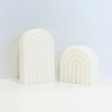 Load image into Gallery viewer, Rainbow Pillar Candle Duo