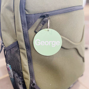 Customised acrylic bag tag