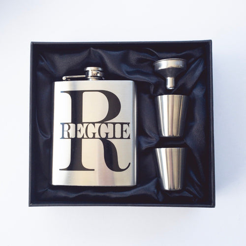 Stainless Steel Customised Flask Set