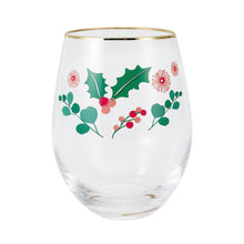 Load image into Gallery viewer, Customised Christmas glass tumbler