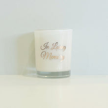 Load image into Gallery viewer, Mini memorial candle