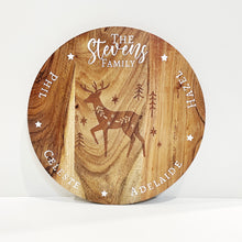 Load image into Gallery viewer, Christmas customised round reindeer board