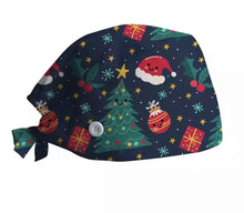Load image into Gallery viewer, SALE Christmas scrub cap