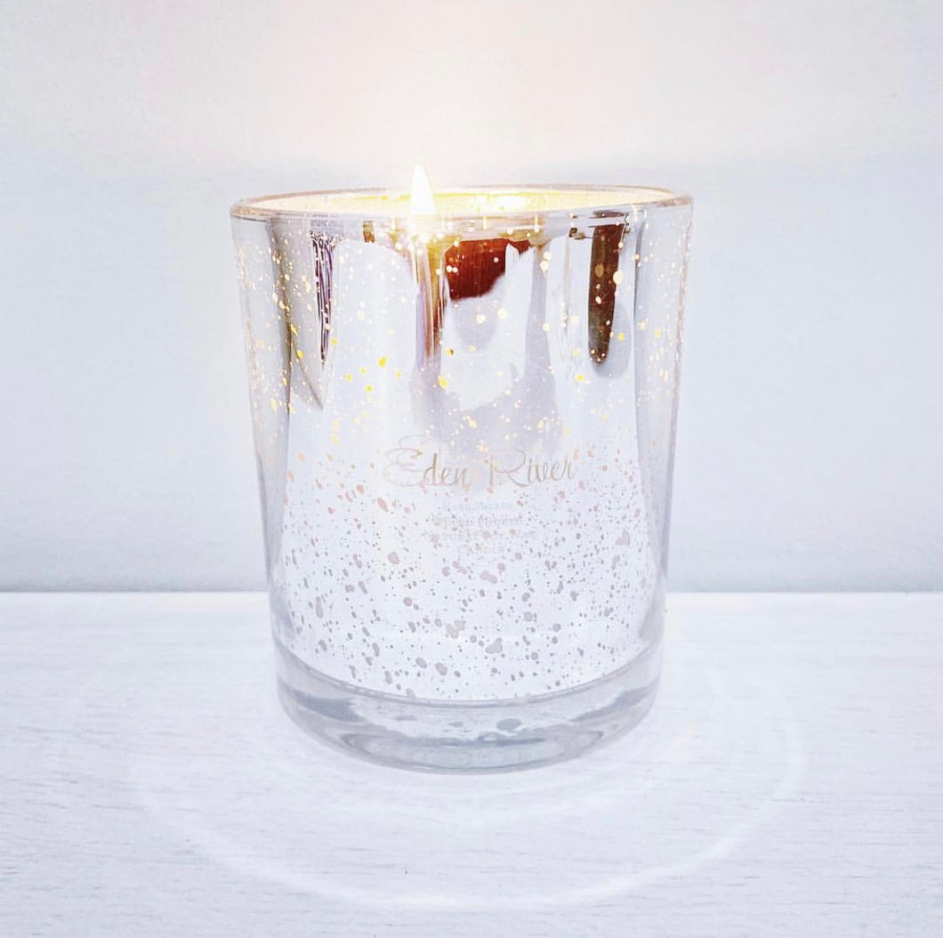 Silver Sparkle limited edition Christmas candle