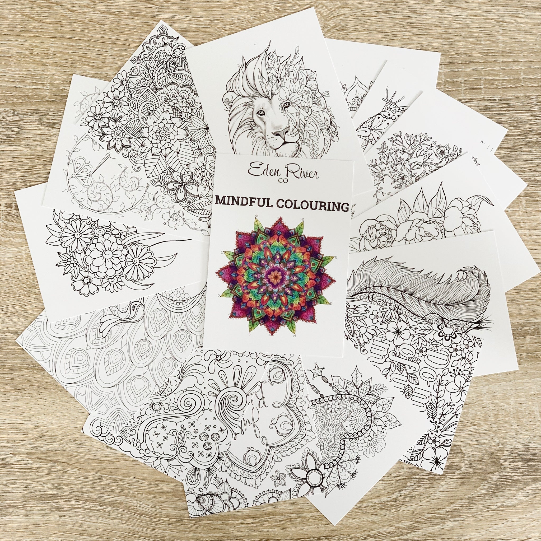 The Mindfulness Coloring series