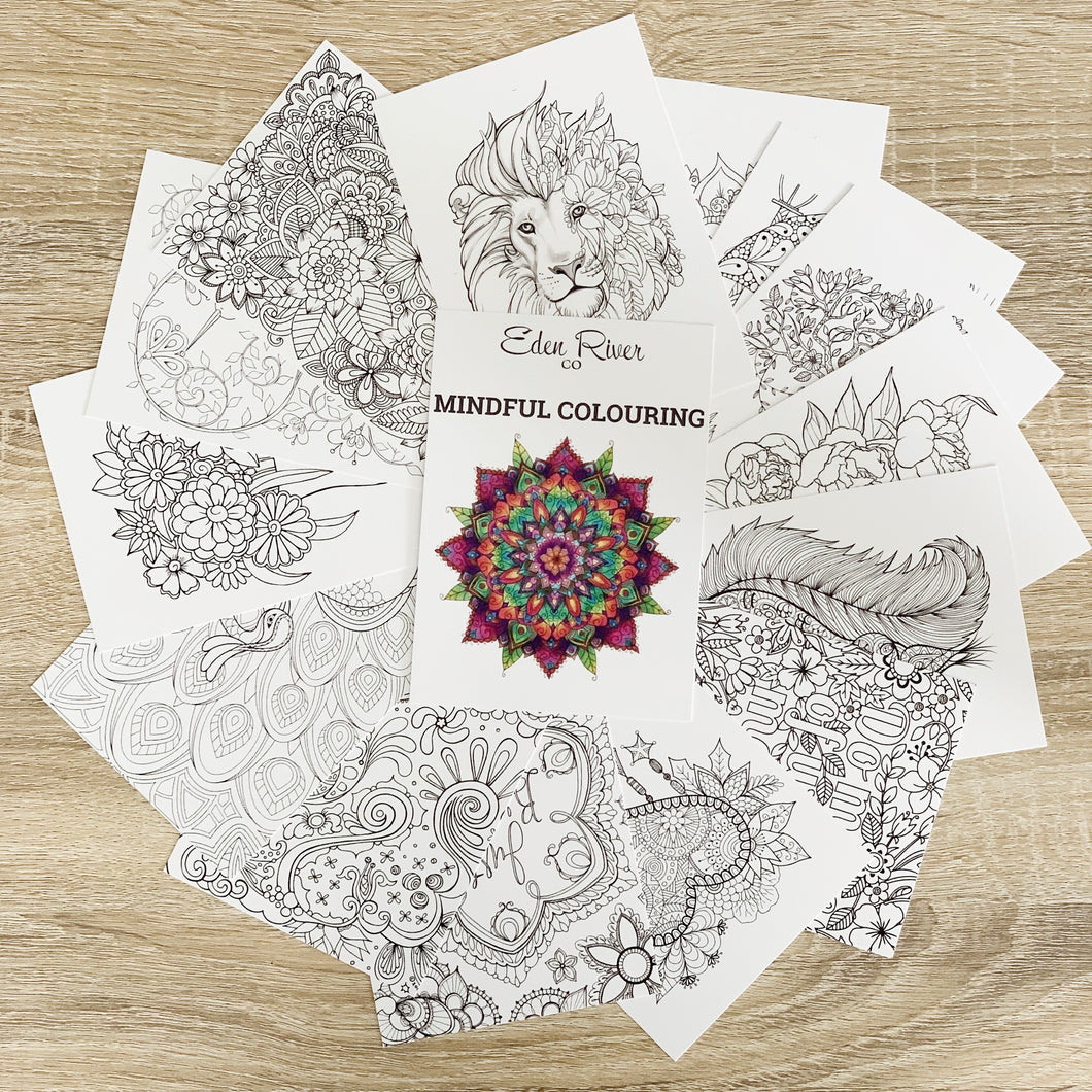 Mindfulness colouring pages
