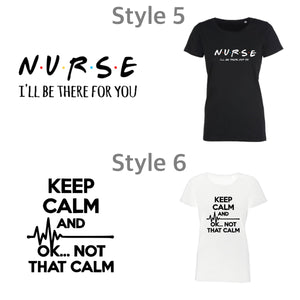 Ladies Nurse & Midwife T-shirts