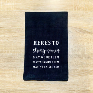 ‘Here’s to’ Tea Towel